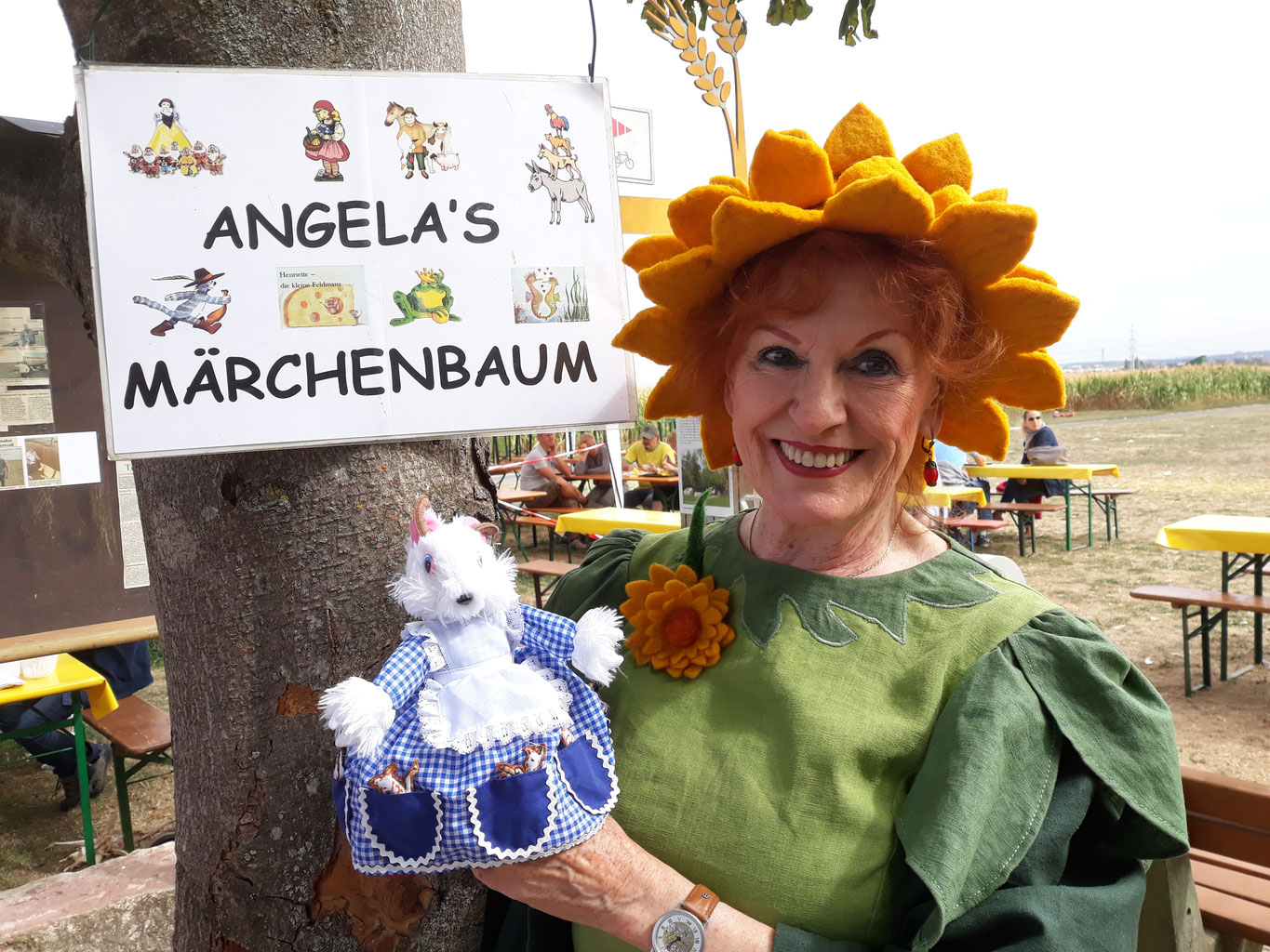 Maislabyrinth 2018 - an meinem Märchenbaum