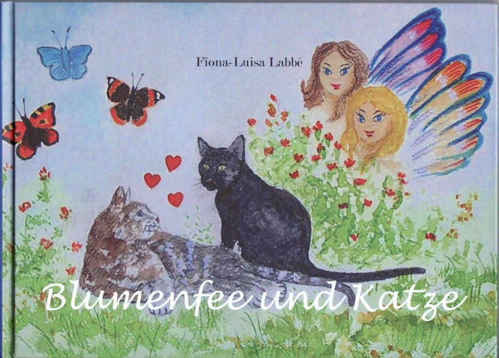 Blumenfee und Katze