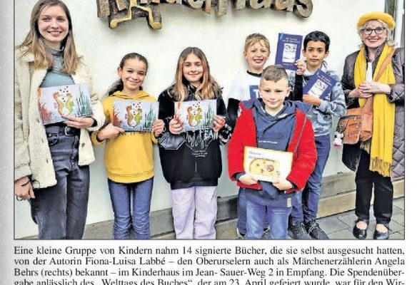 14 Bücher für das Kinderhaus - Oberurseler Woche am 12. Mai 2021