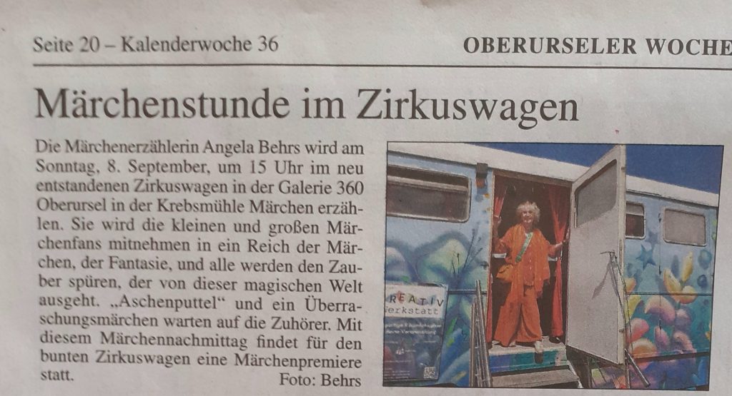 Märchenstunde im Zirkuswagen - Oberurseler Woche (Hochtaunusverlag)