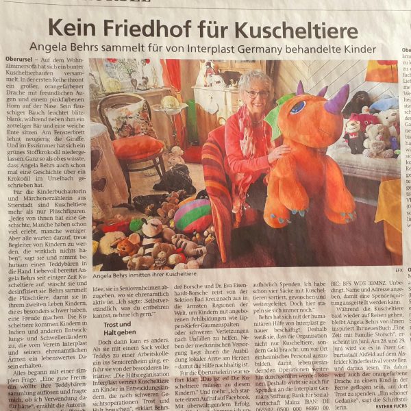 Kein Friedhof für Kuscheltiere - Taunus Zeitung - 21. Februar 2025